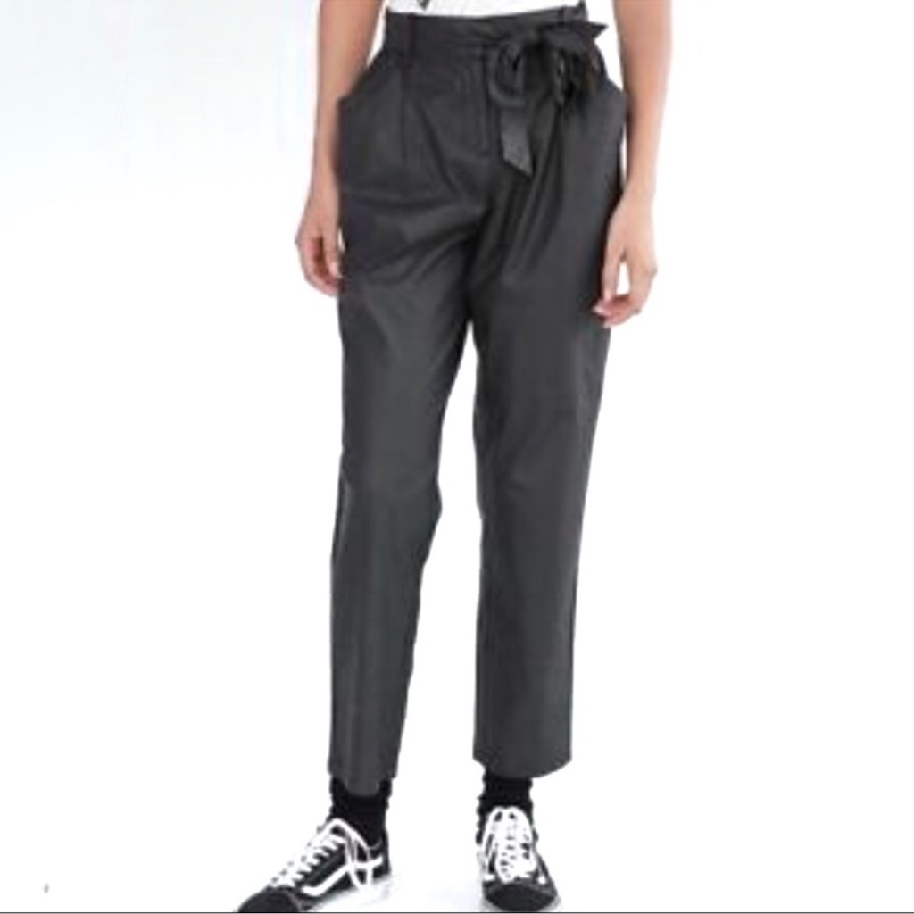 Uo Silence & Noise Damian Coated Paperbag Pants